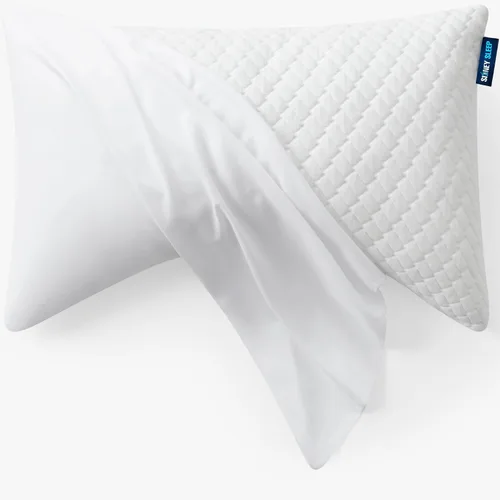 Vista 21 de Sidney Sleep Fundas de Almohada Curvas - Cierre de Cremallera de Longitud Completa - Microfibra Cepillada Suave Premium - Resistente a