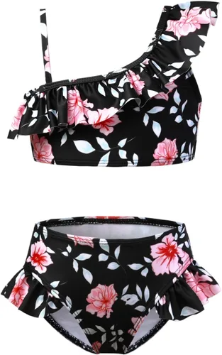 Vista 80 de CHILDRENSTAR Trajes de baño de dos piezas para niñas, traje de baño de playa y piscina