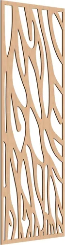 Vista 153 de 9 3/8"W x 24 3/8"H x 1/4"T Bristol Decorativos Paneles de Pared de Madera Calado, Cereza