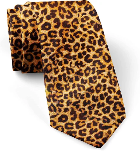Vista 15 de JUDIAN Corbatas de moda para hombre, corbatas novedosas para cada atuendo IMPRESIÓN DE PATA (ANIMAL PAW PRINT)