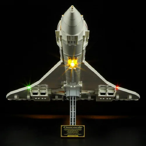 Vista 4 de Kit de iluminación Briksmax para Concorde – Compatible con Lego 10318 – No incluye juego de Lego