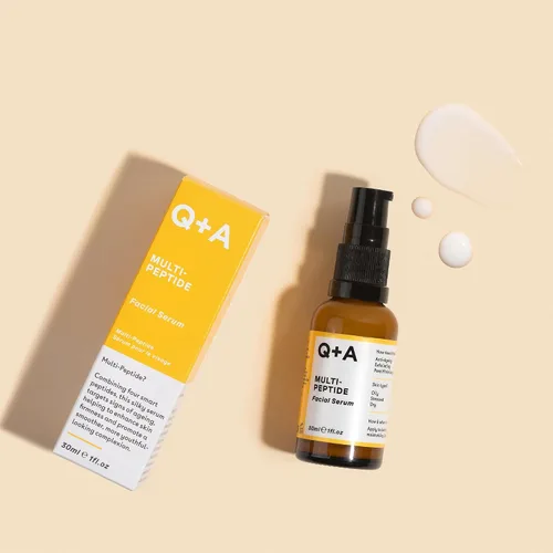 Vista 7 de Q+A Suero multipéptido (1.0 fl oz), suero facial antienvejecimiento con polipéptido, sin fragancia, suaviza las arrugas, mejora el tono