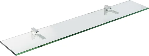 Vista 3 de Spancraft Glass C-4.75x18-Estante de cristal cardenal negro, negro, 4.75" x 18