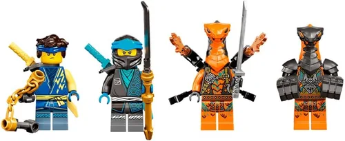 Vista 7 de LEGO Ninjago Jay y NYA's Race Car EVO 71776 Kit de construcción (536 piezas)