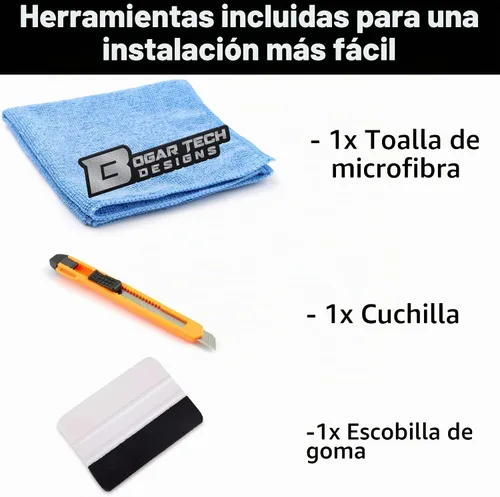 Vista 6 de BOGAR TECH DESIGNS Kit de tinte de luz de freno de tercera cola compatible con Dodge Durango 2014-2020, oscuro