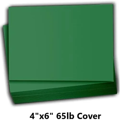 Vista 2 de Hamilco Papel de cartulina de color para álbumes de recortes, papel de cartulina de 4 x 6 pulgadas, cubierta de 65 libras, paquete de 100