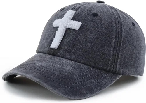 Vista 2 de Gorra de béisbol religiosa cristiana de algodón ajustable para hombres y mujeres