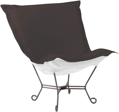Vista 3 de Howard Elliott - Cojín para silla abombada con funda, cojín de repuesto para silla de mariposa con 100% acrílico Sunbrella para sillas y muebles, 49