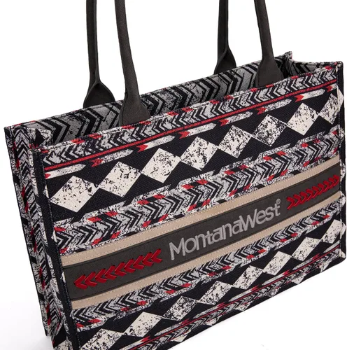 Vista 3 de Montana West Tote Bag for Women Western Boho Satchel Purse