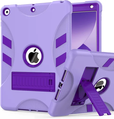 Vista 42 de Funda para iPad de 7ª/8ª generación, funda para iPad 10.2, híbrida, resistente, a prueba de golpes, funda de protección contra caídas construida