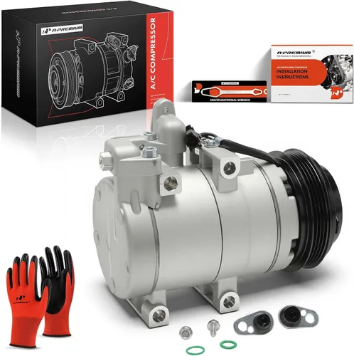 Vista 10 de A-Premium Compresor A/C con embrague compatible con Kia Sorento 3.5L 2003-2006