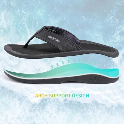 Vista 3 de CIOR WILOTTEN - Sandalias de playa para hombre, de secado rápido, resistentes al agua, suaves, cómodas, con soporte de arco