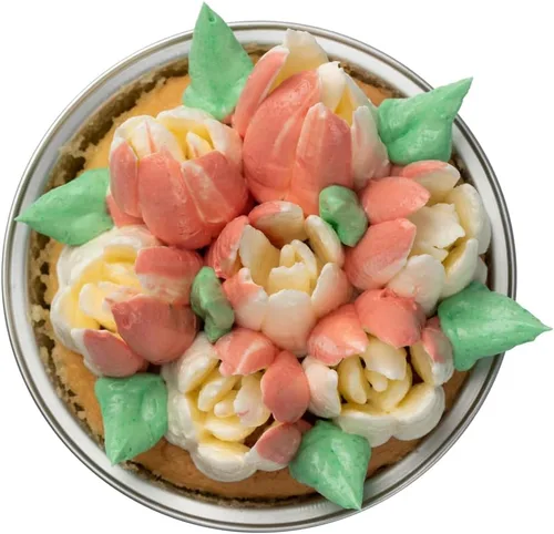 Vista 42 de Restaurantware Pastry Tek - Punta de tubería rusa, 1 punta para decoración de pastel de rosas, punta de decoración de acero inoxidable #9 resistente