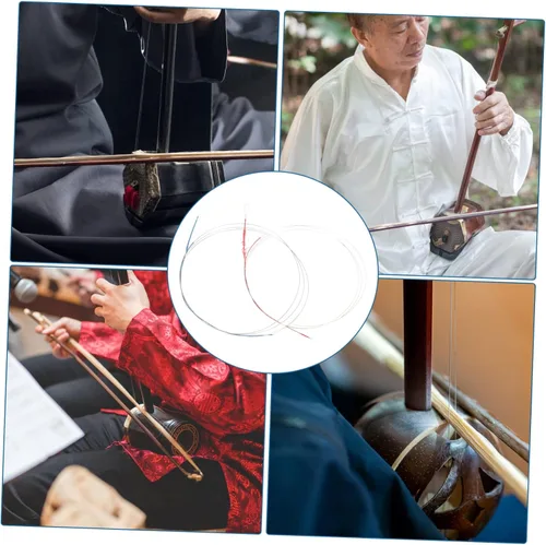 Vista 9 de ABOOFAN 15 Sets Erhu Cuerdas Gitarre Instrumento Erhu Instrumentos Musicales Sitar Instrumento Khaen Instrumento Guitarra Kit Urheen Accesorios