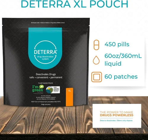 Vista 2 de Deterra XL - Sistema de desactivación y eliminación de medicamentos (bolsa XL)
