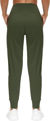 Vista 3 de THE GYM PEOPLE - Pantalones deportivos ajustados para mujer, ligeros, para entrenamiento, yoga, correr y descanso