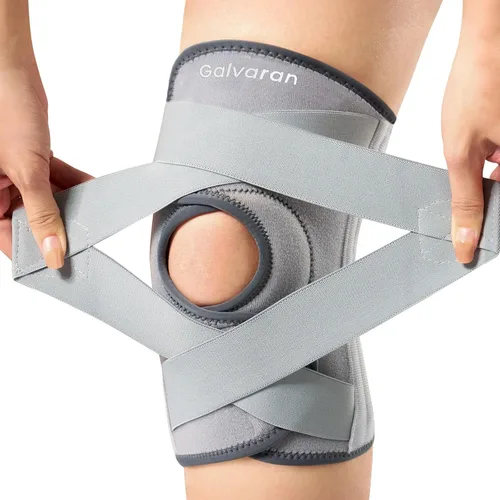 Vista 7 de Rodillera Galvaran para Hombres y Mujeres - Soporte para ACL, MCL, Desgarro de Menisco y Alivio del Dolor Artritis - Rodilleras Estabilizadoras