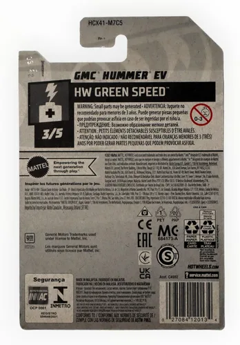 Vista 2 de Hot Wheels 2022 - GMC Hummer EV - HW Green Speed 3/5 [Cobre] 130/250