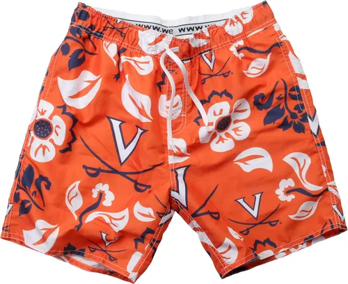 Vista 10 de Wes and Willy NCAA Traje de baño floral para hombre