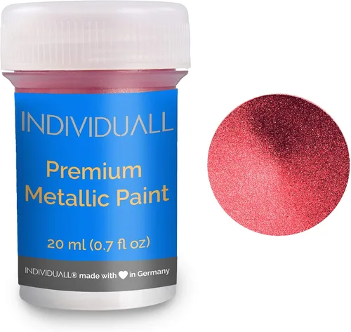 Vista 7 de individuall Juego de pintura acrílica metálica, paquete de 8 (0.7 onzas líquidas), pinturas metálicas multicolor