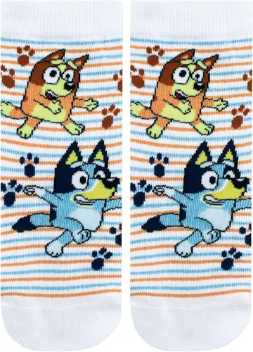 Vista 3 de Bluey Paquete de 3 calcetines unisex para niños o niñas