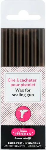 Vista 10 de Herbin 35878T - Juego de 6 varillas de cera especiales para pistolas de color berenjena