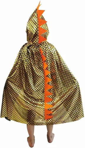 Vista 15 de Disfraces de dinosaurio, capa de dragón verde, ropa de disfraces de Halloween de 3 a 8 años