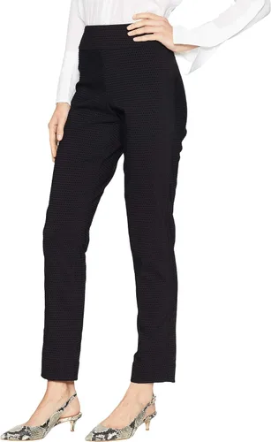 Vista 2 de Pantalones tobilleros sin cierre, negro (Black Velvet Dot)
