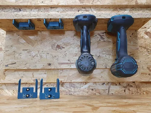 Vista 4 de StealthMounts Soporte para herramientas compatible con Makita 18V LXT (paquete de 4) - Negro Soportes para herramientas StealthMounts Fabricado