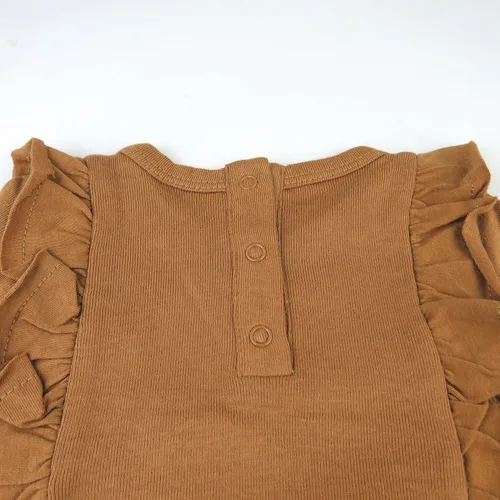 Vista 4 de HonestBaby Fashion Outfit Sets Tops and Bottoms 100% Organic Cotton for Baby and Toddler Girls
