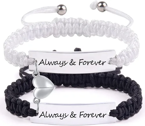 Vista 17 de Pulsera de amor para pareja