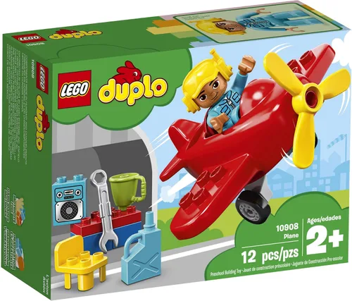 Vista 4 de LEGO DUPLO Town Plane 10908 Bloques de construcción (12 piezas)