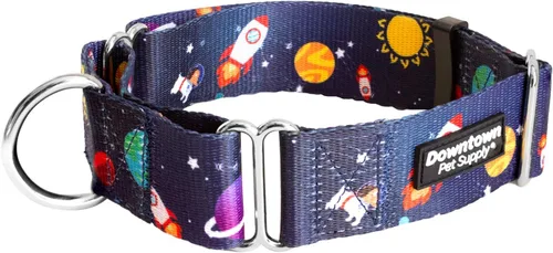 Vista 9 de Downtown Pet Supply - Collar Martingale para perros - Collar de entrenamiento para perros - Collar de perro grande, ancho y grueso - A prueba