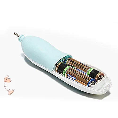 Vista 8 de FairOnly - Set de cortaúñas eléctrico para bebé, para cuidado de los dedos, color azul claro