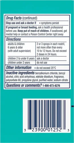 Vista 7 de Vicks Sinex Spray nasal severo 0.50 oz (paquete de 7)
