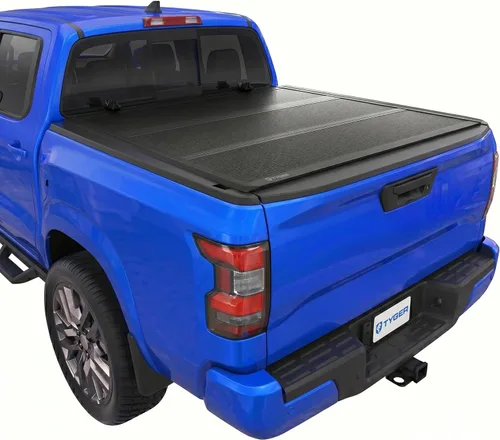 Vista 17 de Tyger Auto T3 Cubierta Suave Tri-Plegable Tonneau para Cama de Camioneta Compatible con 2005-2021 Nissan Frontier; 2009-2012 Suzuki Equator Cama