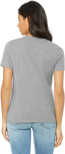 Vista 2 de Bella Canvas 6400 - Camiseta de manga corta relajada., B6400, L, Athletic Heather