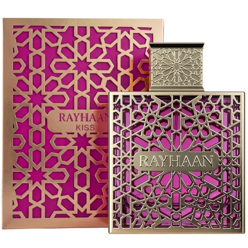 Vista 2 de Rayhaan Kiss - Eau de Parfum - Eau de Parfum - Fragancia de larga duración para mujeres, 3.4 onzas / 3.4 fl oz