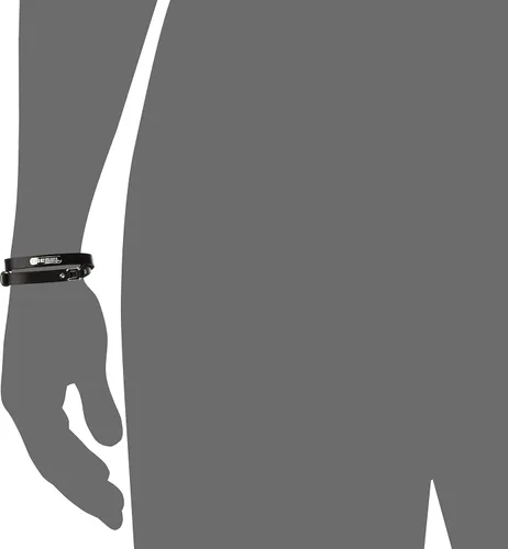 Vista 4 de Diesel Pulsera de acero inoxidable y cuero para todo género