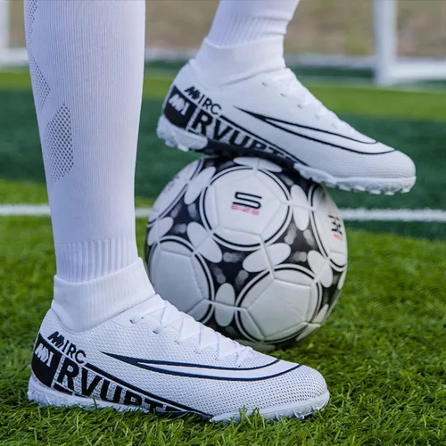 Vista 4 de Zquaus Tacos de fútbol para hombre zapatos de fútbol atléticos para caminar tacos Ag para entrenamiento al aire libre