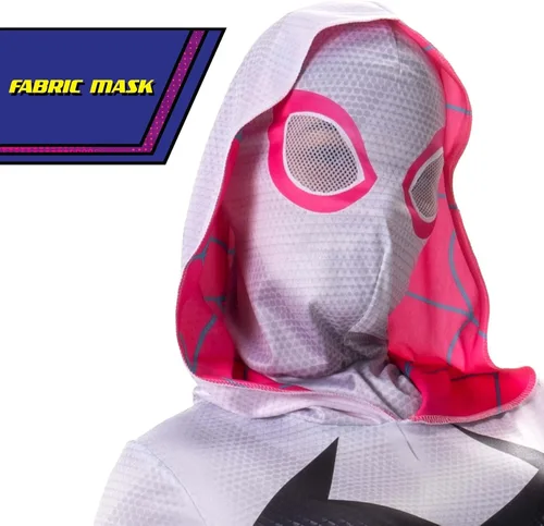 Vista 6 de Jazwares Inc. - Disfraz de Spider-Gwen para adultos, talla XS