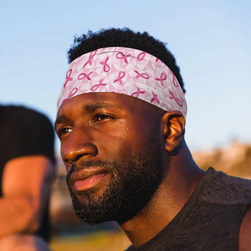 Vista 4 de Suddora Diademas de cinta rosa para entrenamiento, deportes y moda