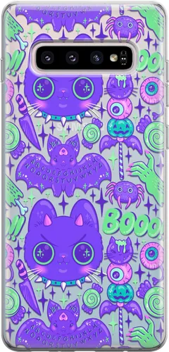 Vista 11 de Funda de teléfono compatible con Samsung Galaxy S25 S24 S23 Ultra S22 Plus S21 FE S20 Note 20 Flexible a prueba de golpes Día de los Muertos