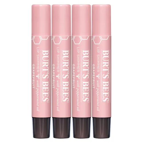 Vista 15 de Burt's Bees Shimmer - Juego de tinte labial tintado, hidratante para hidratación durante todo el día con acabado pigmentado brillante