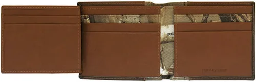 Vista 3 de Realtree - Cartera triple plegable con borde pulido para hombre