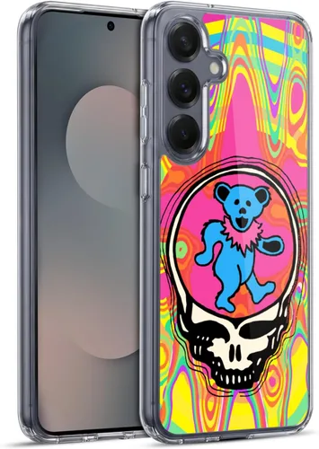 Vista 101 de Head Case Designs Funda de gel con licencia oficial de Grateful Dead Bear Trends [protección de grado militar] compatible con Google Pixel 3