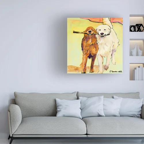 Vista 3 de Trademark Fine Art - Lienzo decorativo "Stick with Me" - 14 x 14 pulgadas
