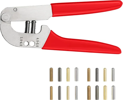 Vista 7 de Herramientas de puntas de cordones con 64 piezas Bullet Aglets, herramientas de reparación de puntas de repuesto para tenis, sudaderas con capucha