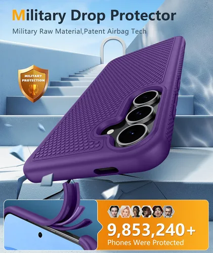 Vista 670 de FNTCASE Funda para iPhone 17 Pro: Fundas delgadas translúcidas de color azul claro compatibles con MagSafe, protección completa de la cámara