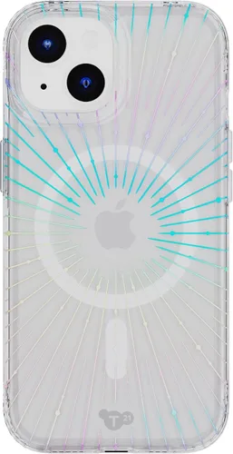 Vista 12 de Tech21 Evo Sparkle - Funda para iPhone 16e y 15, compatible con MagSafe, funda de protección contra impactos, color lunar